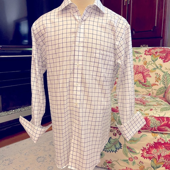 Tasso Elba French Cuff Dress Shirt 65 